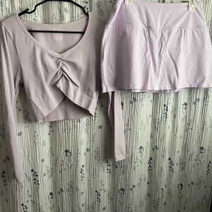 Lavender Women's Skirt Set Size XL